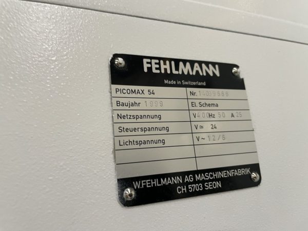 BOHR-FRAESMASCHINE FEHLMANN PICOMAX 54