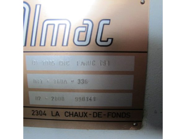 CENTRE D'USINAGE ALMAC TYPE CU-1005