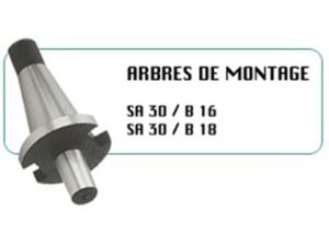 ARBRES DE MONTAGE CINCINNATI TYPE SA30 / B16