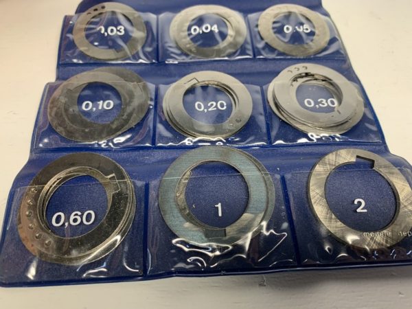 THICKNESS WASHERS MS BORE 27