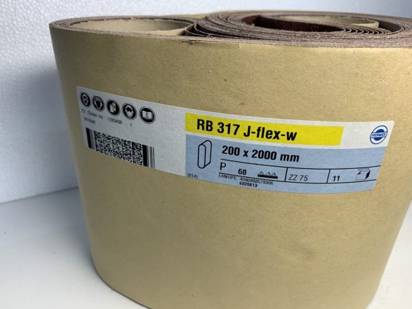 ABRASIVE STRIP "HERMES" TYPE RB-317 J-FLEX W 200x2000