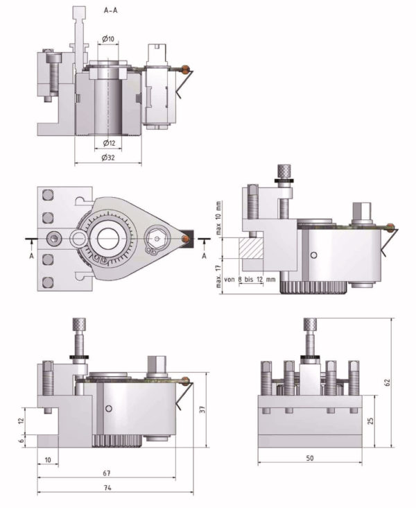 JEU DE PORTE-OUTILS "MULTIFIX" TYPE SRW AA