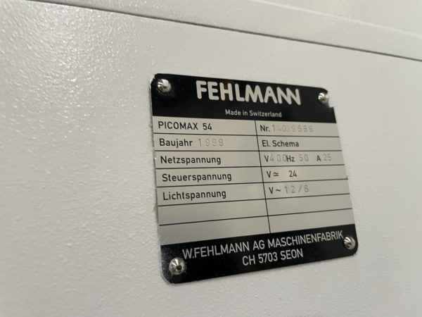 BOHR-FRAESMASCHINE "FEHLMANN" PICOMAX 54