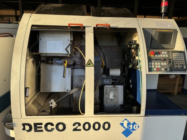 TOUR AUTOMATIQUE CNC TORNOS DECO 2000 - 10a