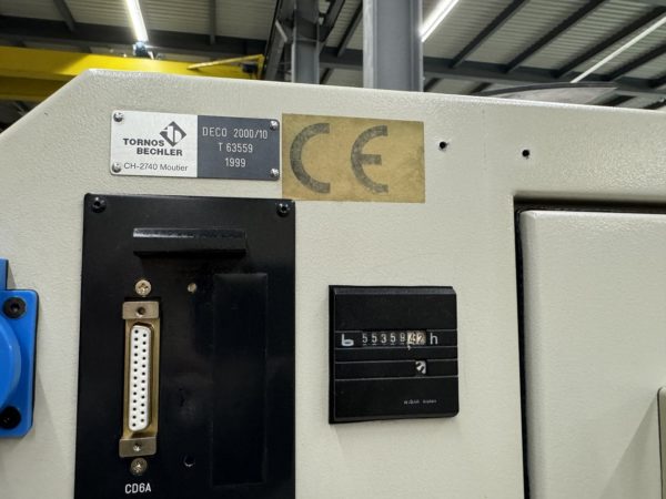 TOUR AUTOMATIQUE CNC TORNOS DECO 10
10 axes