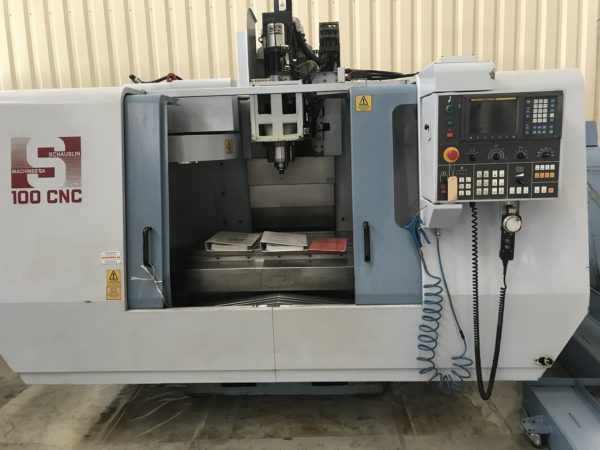 CENTRE D'USINAGE VERTICAL "SCHAUBLIN" TYPE 100-CNC