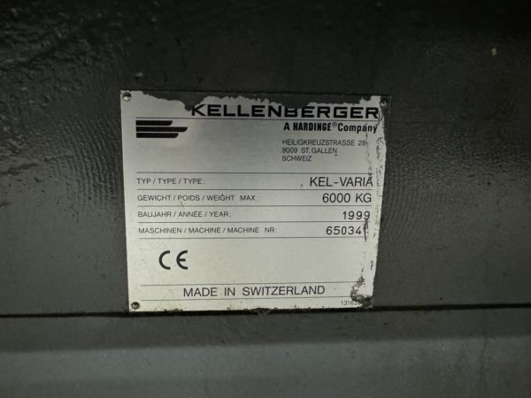 RECTIFIEUSE CYLINDRIQUE CNC KELLENBERGER KEL-VARIA UR 175/1000