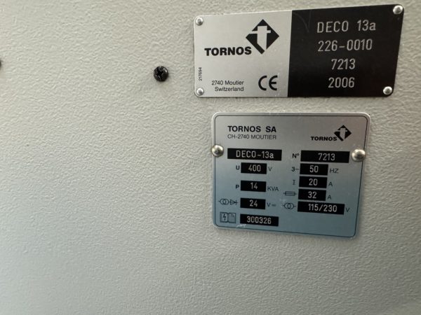 TOUR AUTOMATIQUE CNC "TORNOS" DECO 2000 - 13a