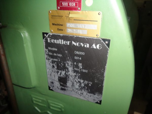 PRESSE EXCENTRIQUE "BEUTLER" D8-200