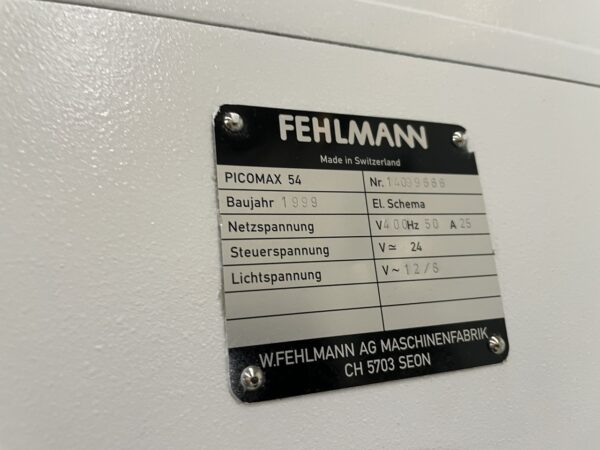 PERCEUSE FRAISEUSE "FEHLMANN" PICOMAX 54