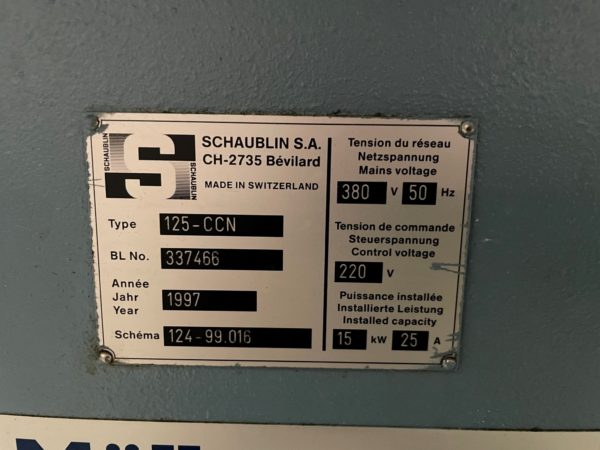 CNC-DREHBANK "SCHAUBLIN" TYP 125-CCN L-T A2-4