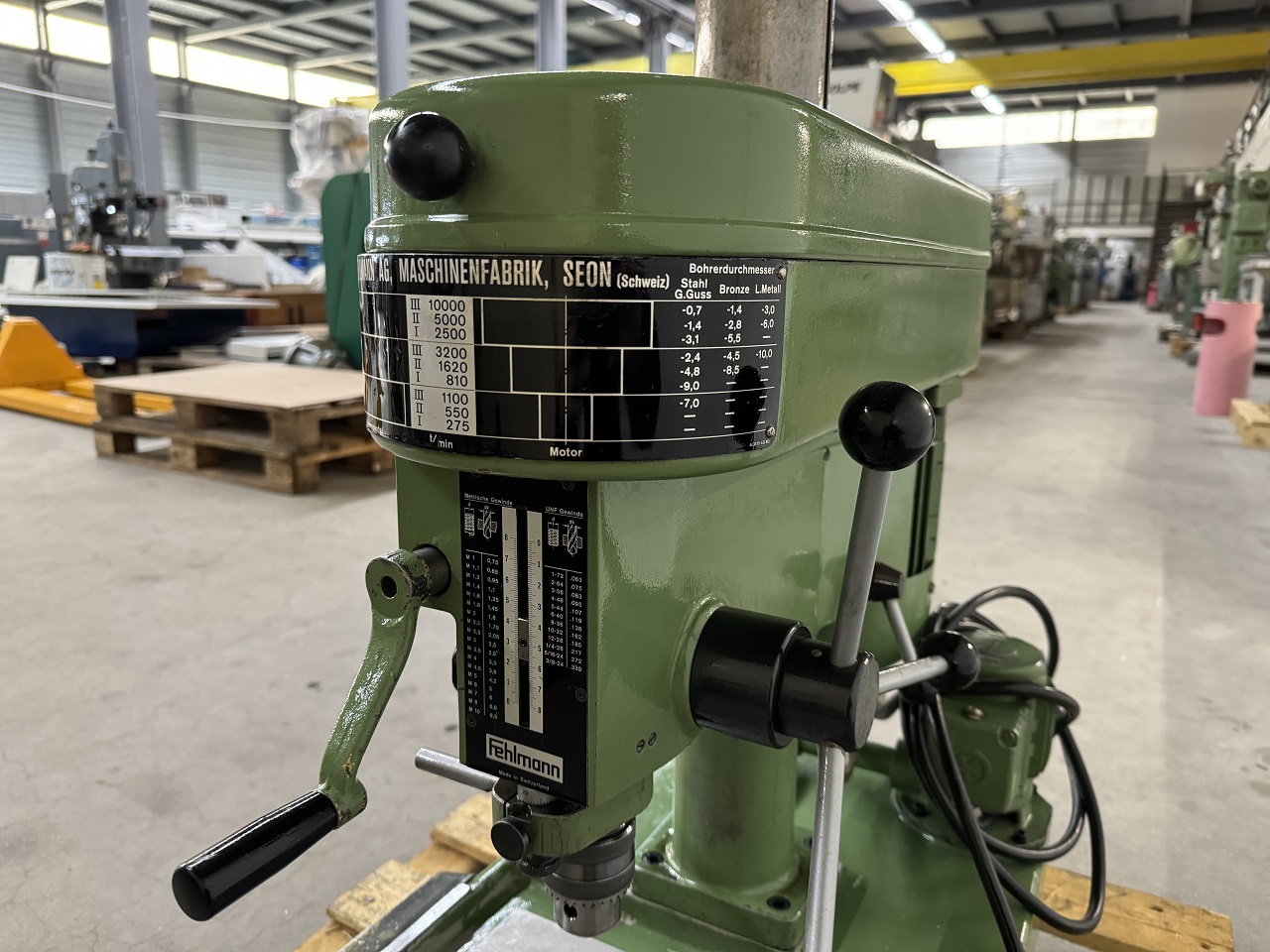 PERCEUSE TARAUDEUSE "FEHLMANN" TYPE P-10 PERCEUSE TARAUDEUSE "FEHLMANN" TYPE P-10