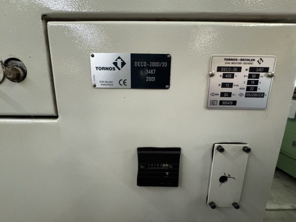 TOUR AUTOMATIQUE CNC TORNOS DECO 20