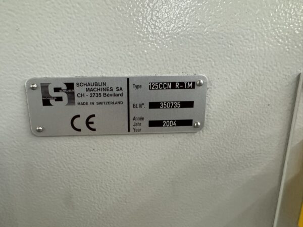 TOUR CNC "SCHAUBLIN" TYPE 125-CCN R-TM A2-4