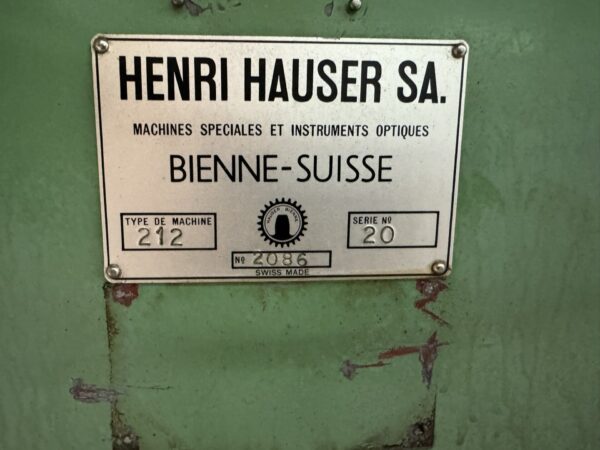 DRILLING AND GRINDING MACHINE  "HAUSER" TYPE 212