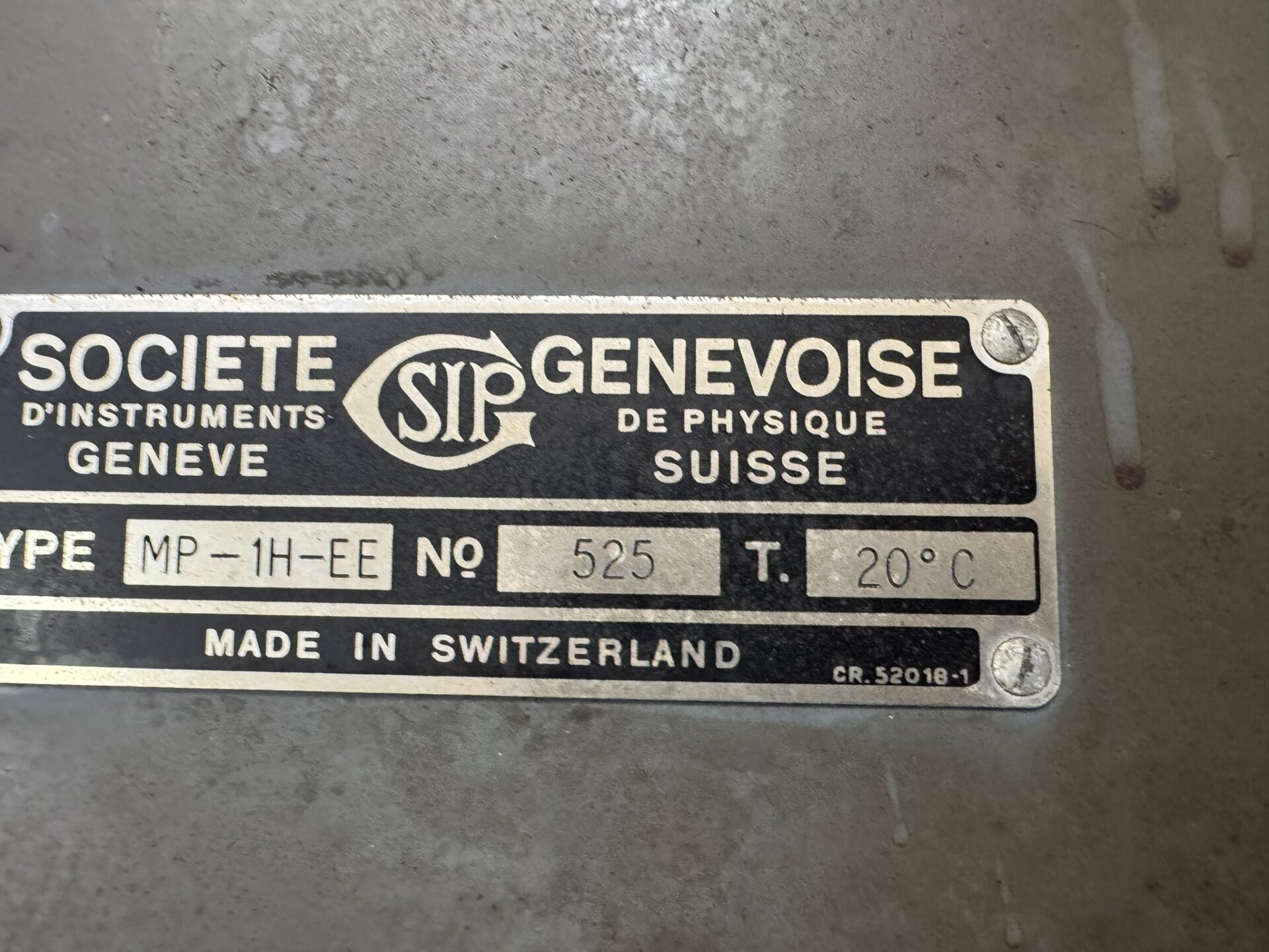 LEHRENBOHRMASCHINE "SIP" TYP MP-1H LEHRENBOHRMASCHINE "SIP" TYP MP-1H