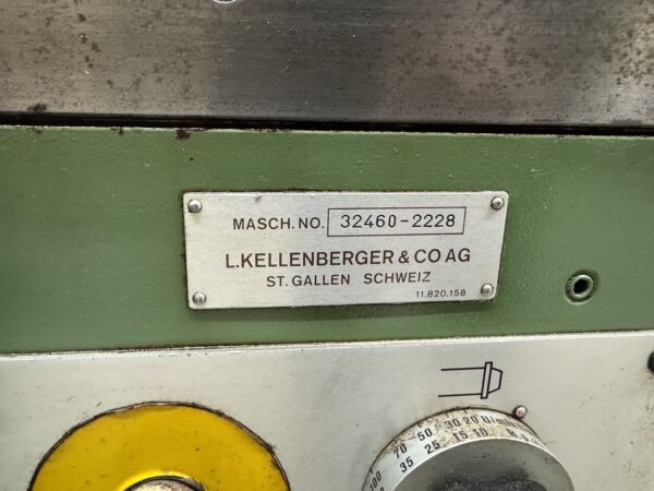 RECTIFIEUSE CYLINDRIQUE "KELLENBERGER" 600-U