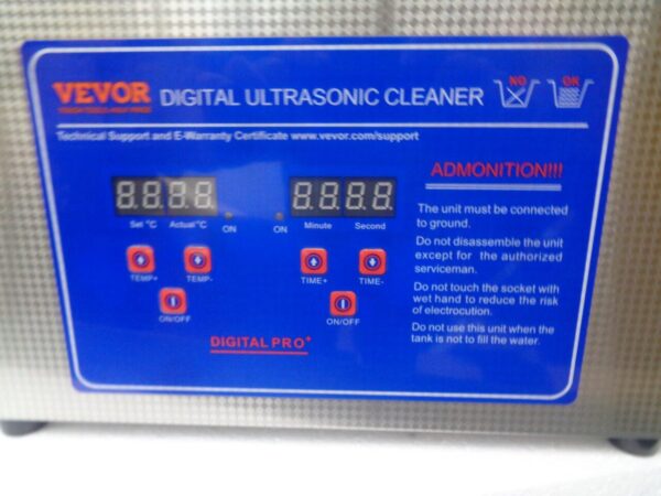 INSTALLATION DE LAVAGE ULTRASONS VEVOR JPS-60A