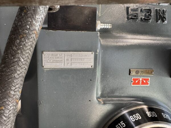 UNIVERSAL-FRAESMASCHINE "SCHAUBLIN" 53N