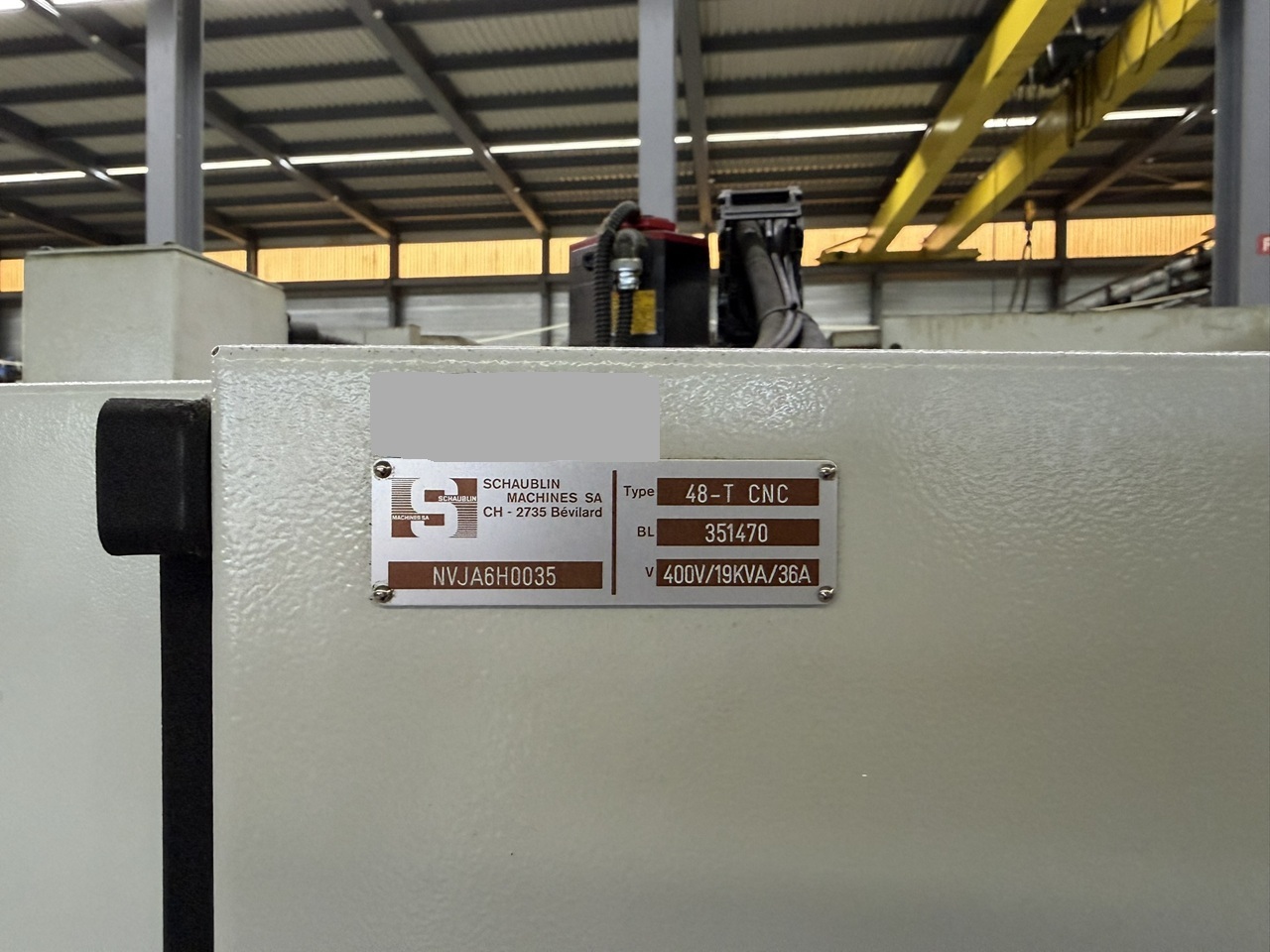 CENTRE USINAGE VERTICAL SCHAUBLIN 48-T CNC CENTRE USINAGE VERTICAL SCHAUBLIN 48-T CNC