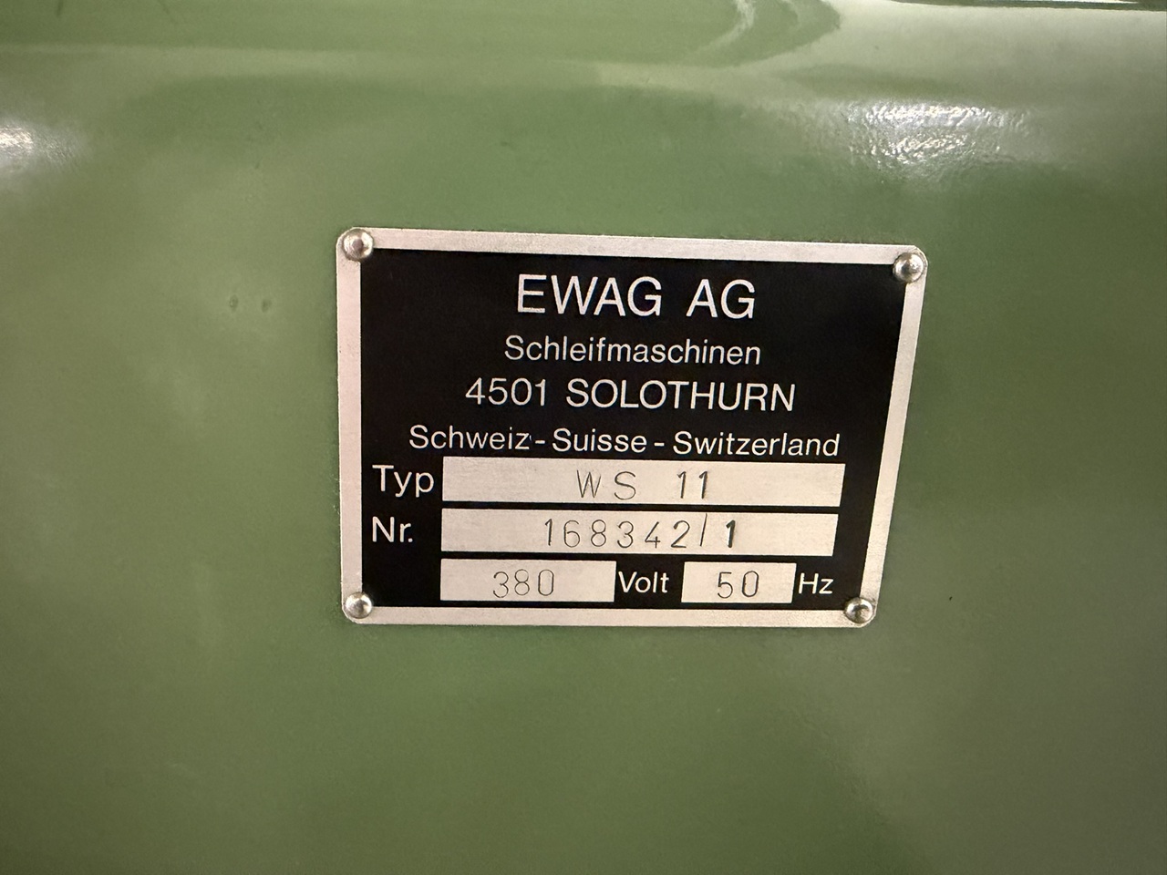 RECTIFIEUSE UNIVERSELLE EWAG WS-11 RECTIFIEUSE UNIVERSELLE EWAG WS-11