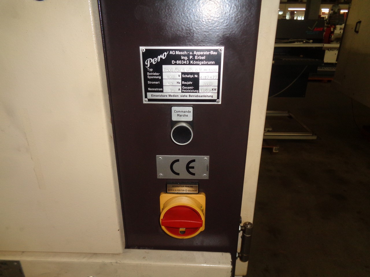 INSTALLATION DE LAVAGE PERO 2500/065 GR.ON INSTALLATION DE LAVAGE PERO 2500/065 GR.ON
